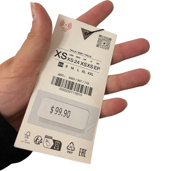 Zara Womens Foulard Scarf Dress XS Pink Floral Printed Sleeveless 3322/307 NWT - Picture 5 of 16